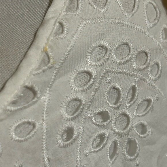 White House Black Market White Eyelet Camisole - Picture 5 of 6